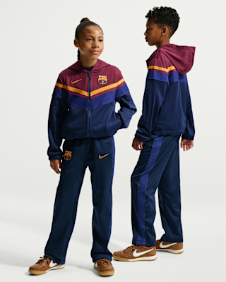 F.C. Barcelona Home Older Kids' Nike Dri-FIT Football Hooded